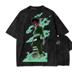 Naruto Rock Lee Unisex Fit Washed T-Shirt 2504005187