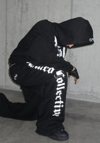 Nth ACTIVE OLD ENGLISH OVERSIZED SWEATPANTS BLACK