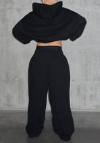 Nth ACTIVE OVERSIZED SWEATPANTS BLACK