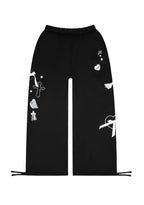 WHISPER OVERSIZED SWEATPANTS BLACK