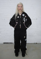 WHISPER ZIP HOODIE BLACK